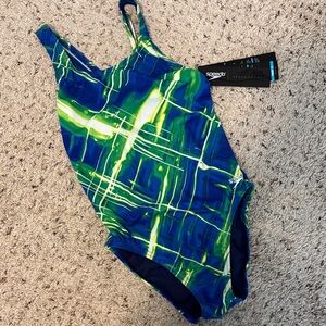 Youth girls Speedo performance bathing swimsuit Size 12/28